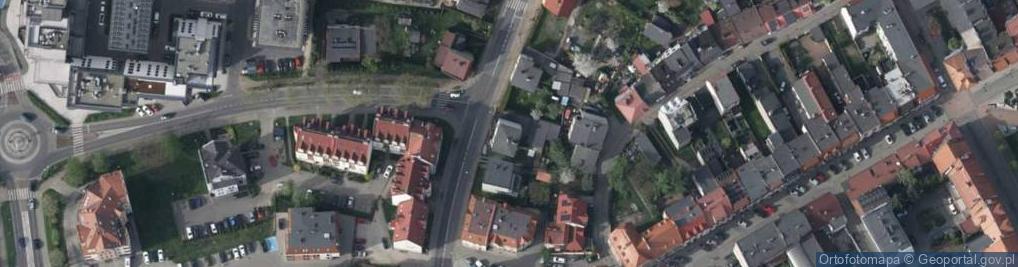 Zdjęcie satelitarne Męczenników Oświęcimskich ul.