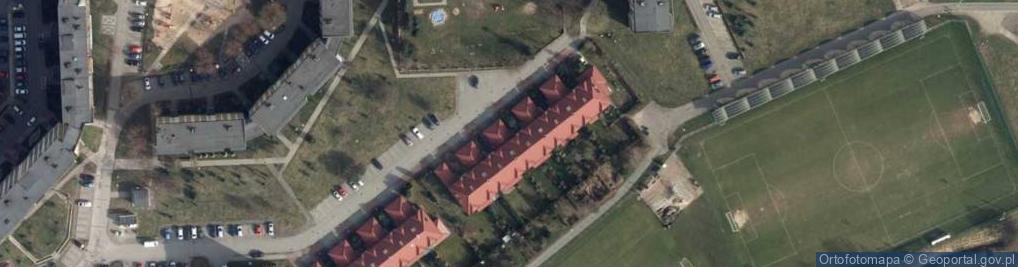 Zdjęcie satelitarne Milenijna ul.