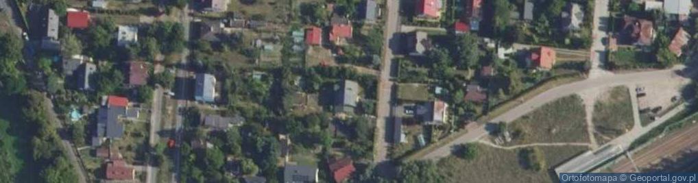 Zdjęcie satelitarne Milanowiecka ul.