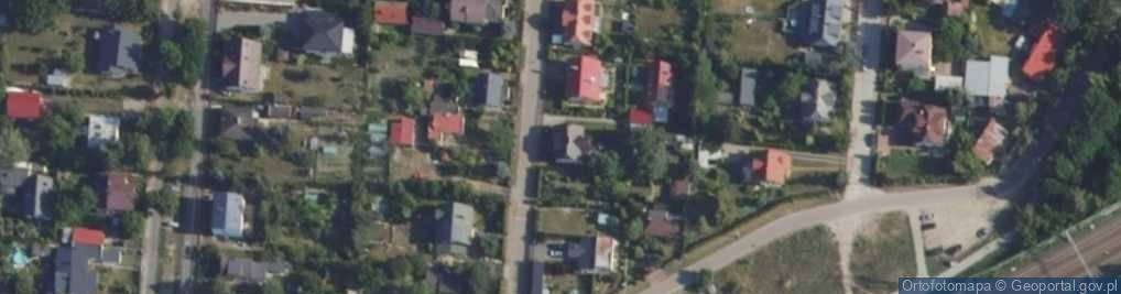 Zdjęcie satelitarne Milanowiecka ul.