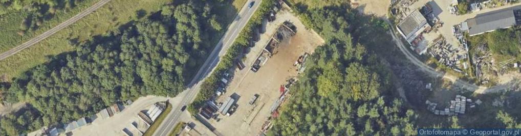 Zdjęcie satelitarne Miastecka ul.