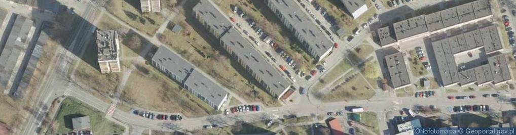Zdjęcie satelitarne Mieszka I ul.