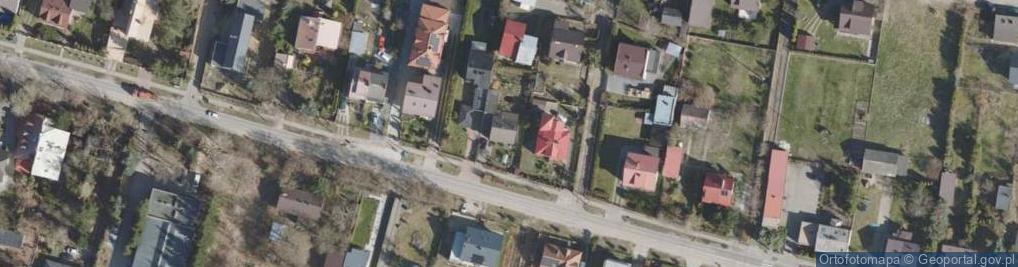 Zdjęcie satelitarne Miła ul.