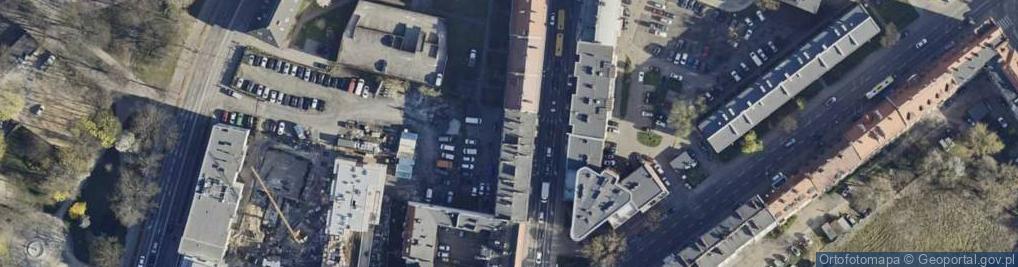 Zdjęcie satelitarne Mikołowska ul.