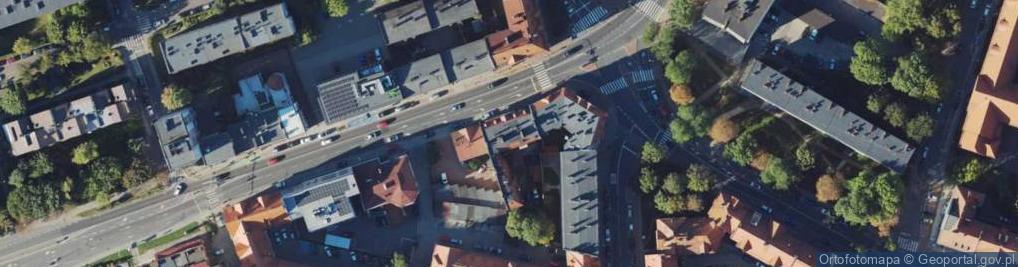 Zdjęcie satelitarne Mikołowska ul.