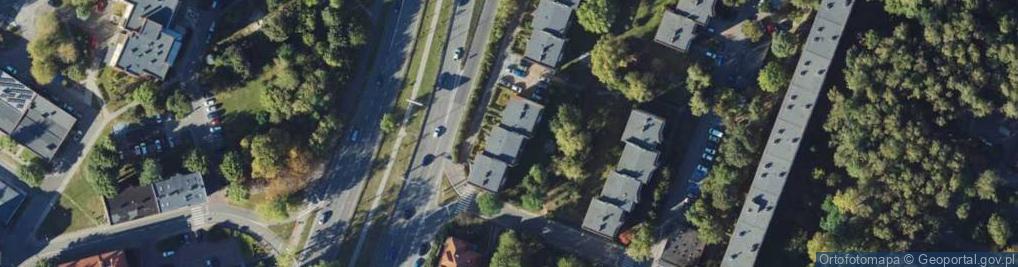 Zdjęcie satelitarne Mikołowska ul.