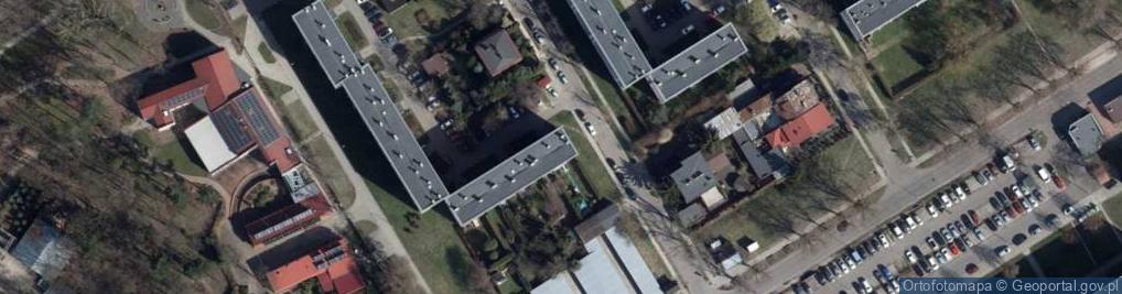 Zdjęcie satelitarne Mieszkalna ul.