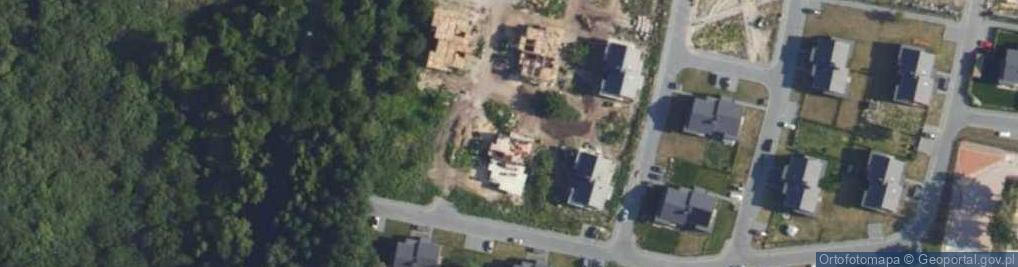 Zdjęcie satelitarne Migdałowa ul.