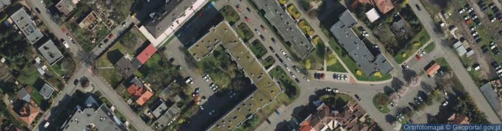 Zdjęcie satelitarne Międzyborska ul.