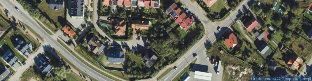 Zdjęcie satelitarne Milenijna ul.