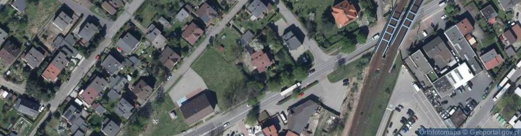 Zdjęcie satelitarne Mikołowska ul.