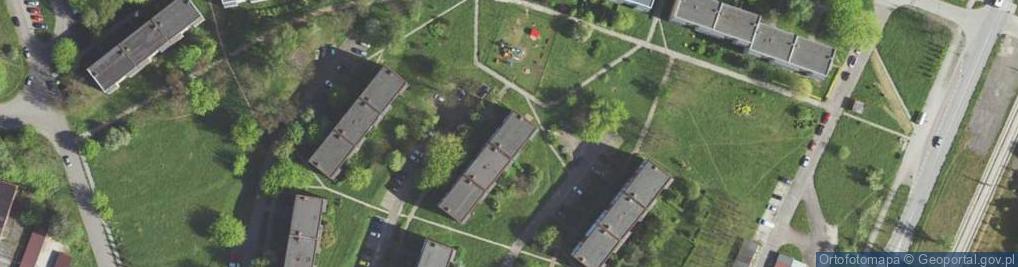Zdjęcie satelitarne Mielecka ul.