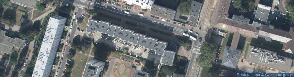 Zdjęcie satelitarne Milczańska ul.