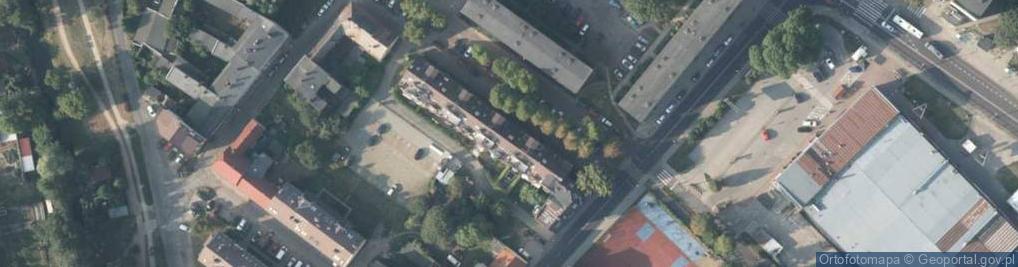 Zdjęcie satelitarne Miernicza ul.