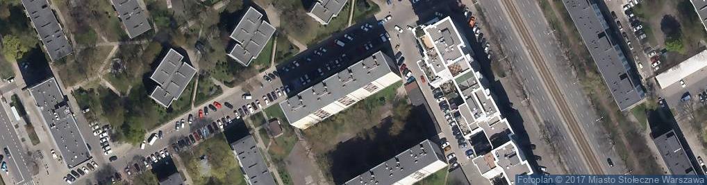 Zdjęcie satelitarne Miła ul.