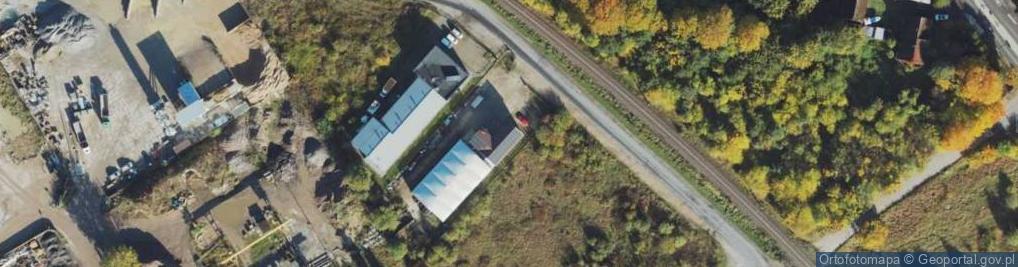 Zdjęcie satelitarne Miedziana ul.
