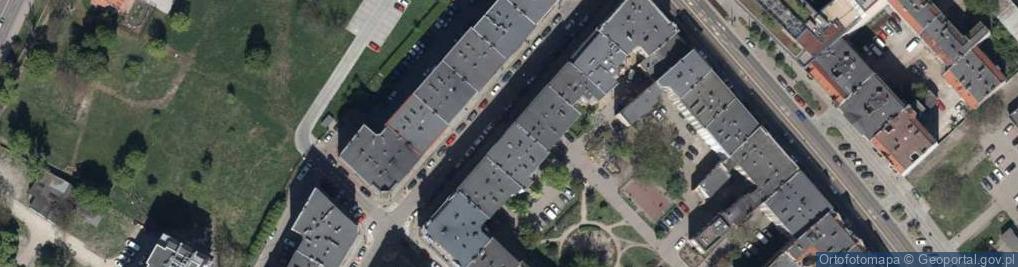 Zdjęcie satelitarne Miernicza ul.