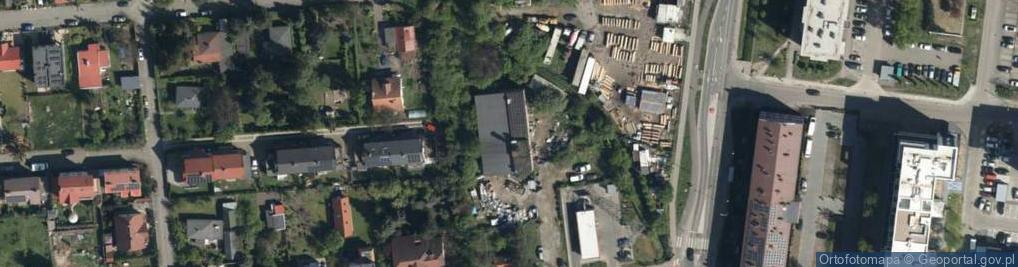 Zdjęcie satelitarne Milicka ul.