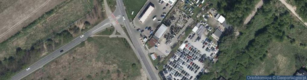 Zdjęcie satelitarne Miłoszycka ul.