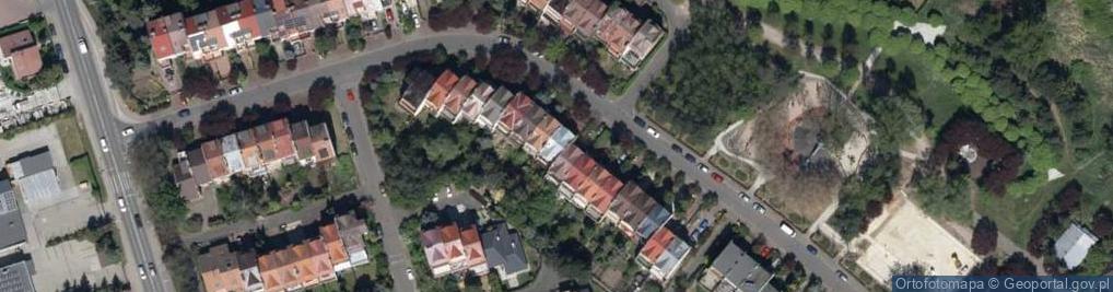 Zdjęcie satelitarne Mikołowska ul.