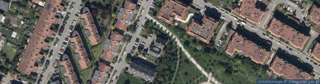 Zdjęcie satelitarne Migdałowa ul.
