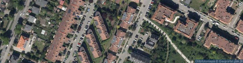 Zdjęcie satelitarne Migdałowa ul.