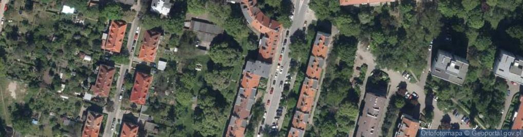 Zdjęcie satelitarne Mielecka ul.