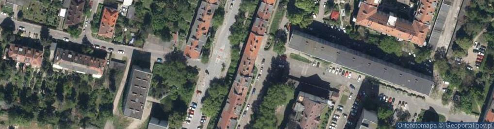 Zdjęcie satelitarne Mielecka ul.