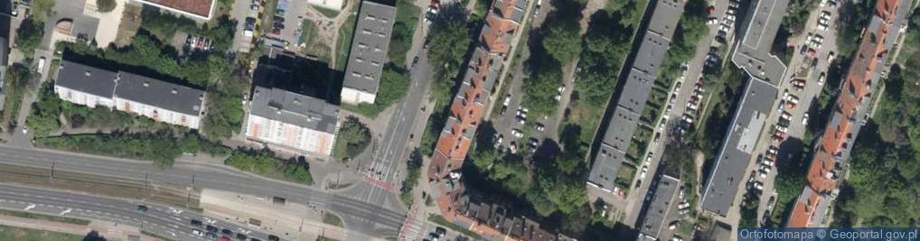 Zdjęcie satelitarne Mielecka ul.