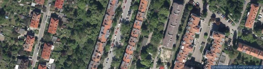Zdjęcie satelitarne Mielecka ul.