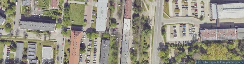 Zdjęcie satelitarne Mikulczycka ul.