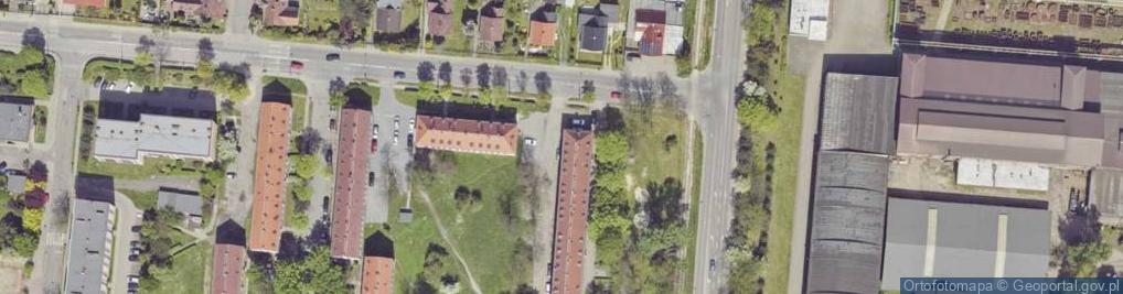 Zdjęcie satelitarne Mikulczycka ul.