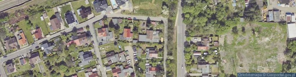 Zdjęcie satelitarne Mikulczycka ul.