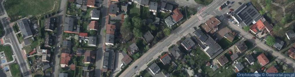 Zdjęcie satelitarne Mikołowska ul.