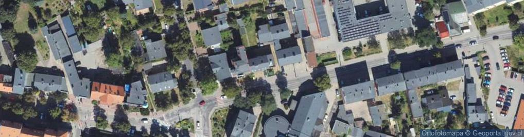 Zdjęcie satelitarne Młyńska ul.