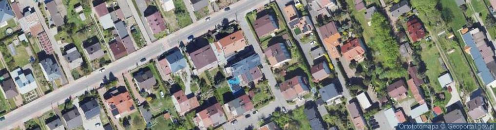 Zdjęcie satelitarne Młyńska ul.