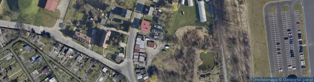 Zdjęcie satelitarne Młodego Górnika ul.