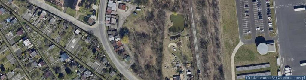 Zdjęcie satelitarne Młodego Górnika ul.