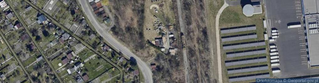 Zdjęcie satelitarne Młodego Górnika ul.