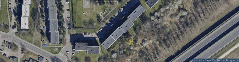 Zdjęcie satelitarne Młodopolska ul.