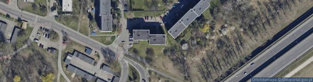 Zdjęcie satelitarne Młodopolska ul.