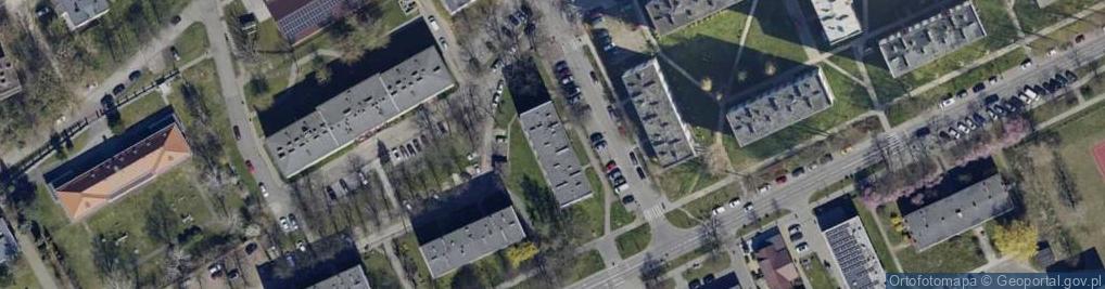 Zdjęcie satelitarne Młodzieżowa ul.