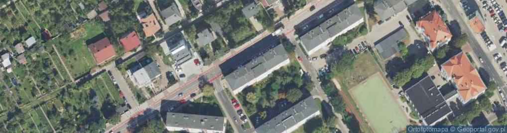 Zdjęcie satelitarne Młynarska ul.