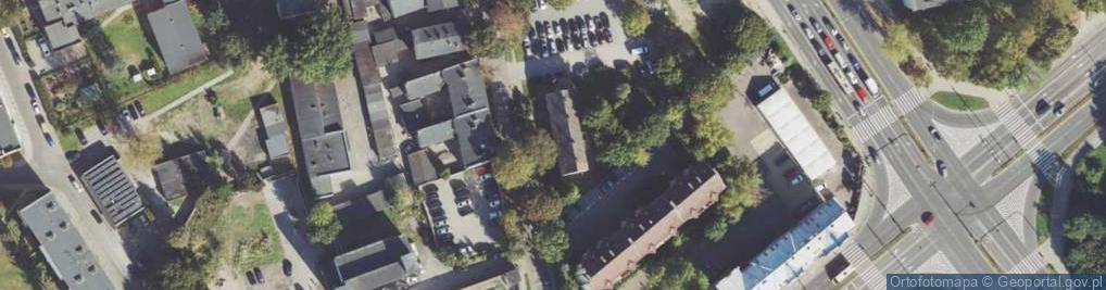 Zdjęcie satelitarne Młyńska ul.