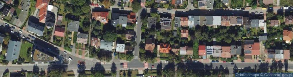 Zdjęcie satelitarne Młodej Polski ul.