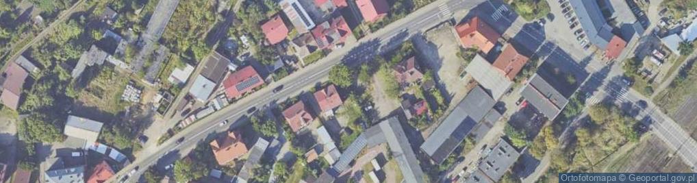 Zdjęcie satelitarne Młyńska ul.