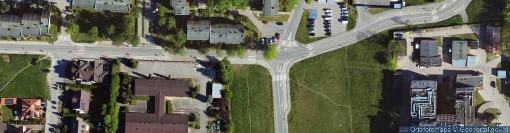 Zdjęcie satelitarne Młodzieżowa ul.