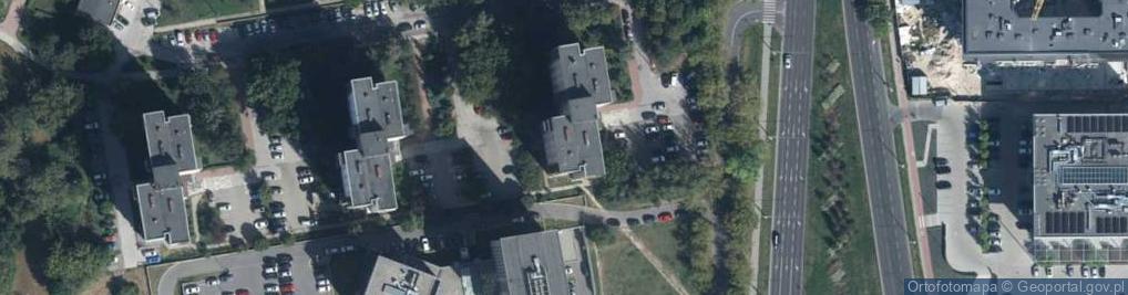 Zdjęcie satelitarne Młodej Polski ul.