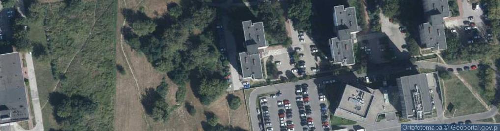 Zdjęcie satelitarne Młodej Polski ul.