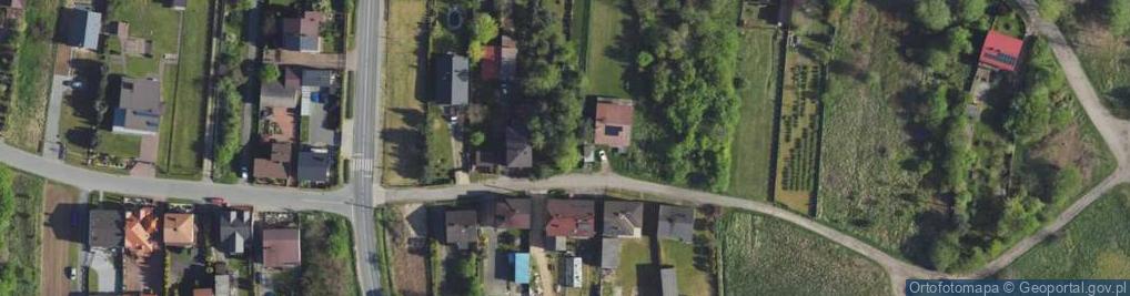 Zdjęcie satelitarne Młyńska ul.